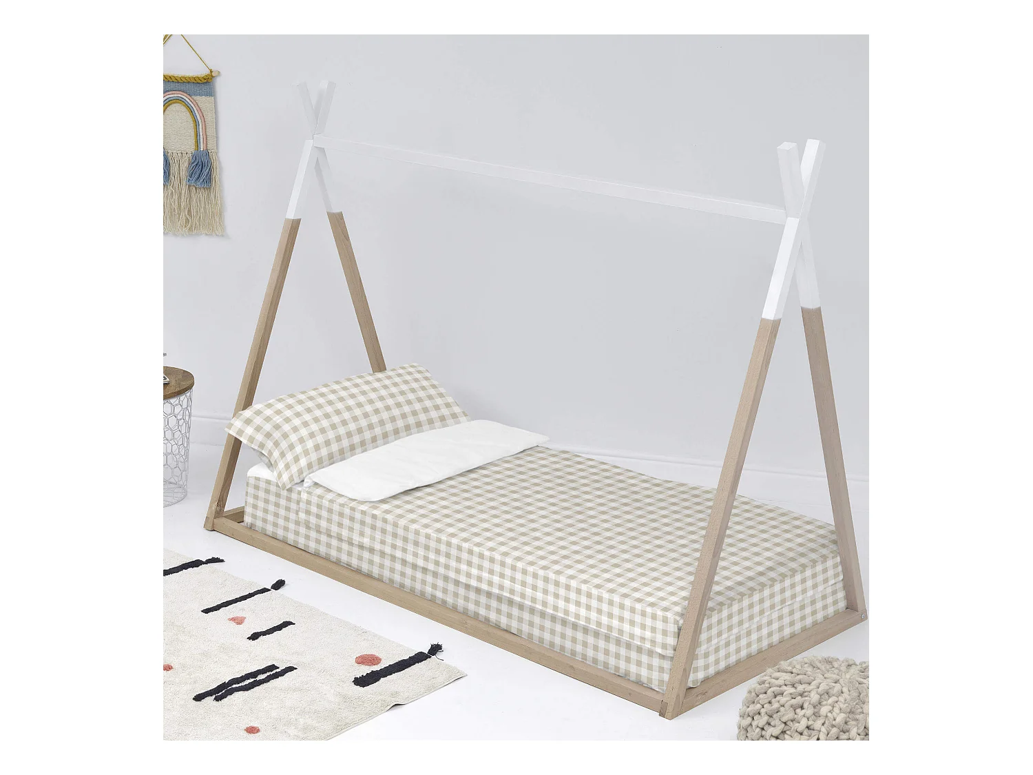 Saco nórdico Cama 90 (90x200 cm) Sin relleno Vichy