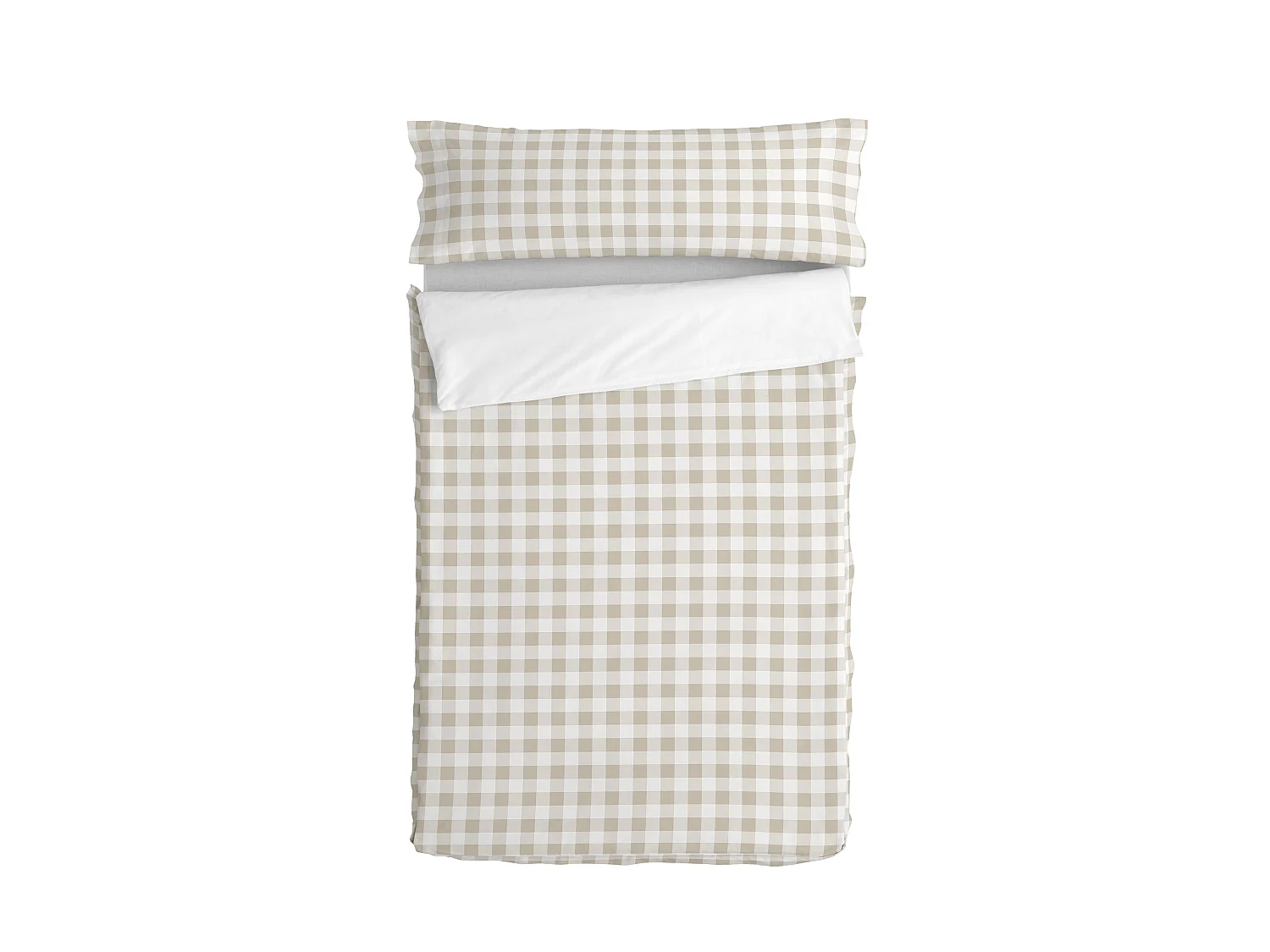 Saco nórdico Cama 90 (90x200 cm) Sin relleno Vichy