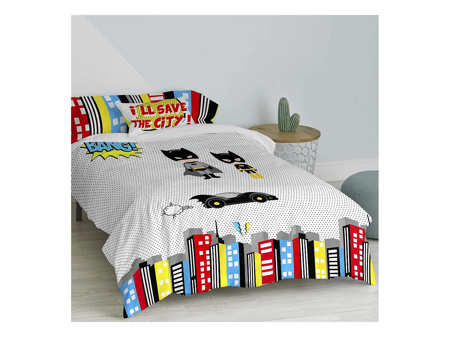 Juego nórdico Cama 105 (180x220 cm) Bat