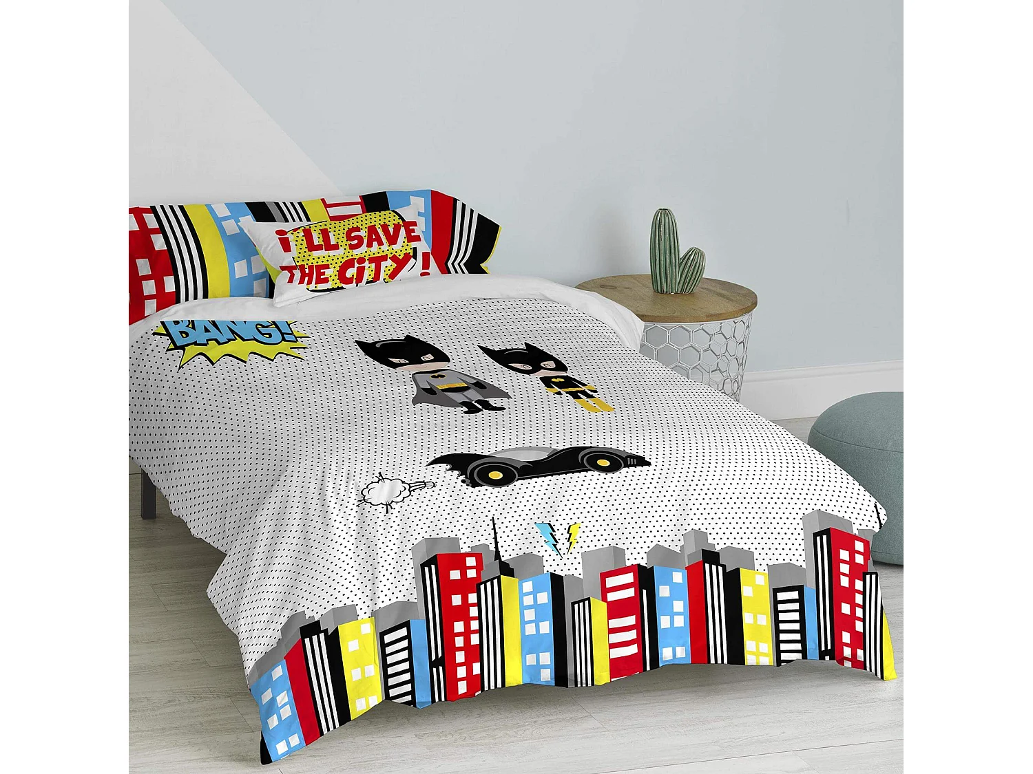 Juego nórdico Cama 105 (180x220 cm) Bat