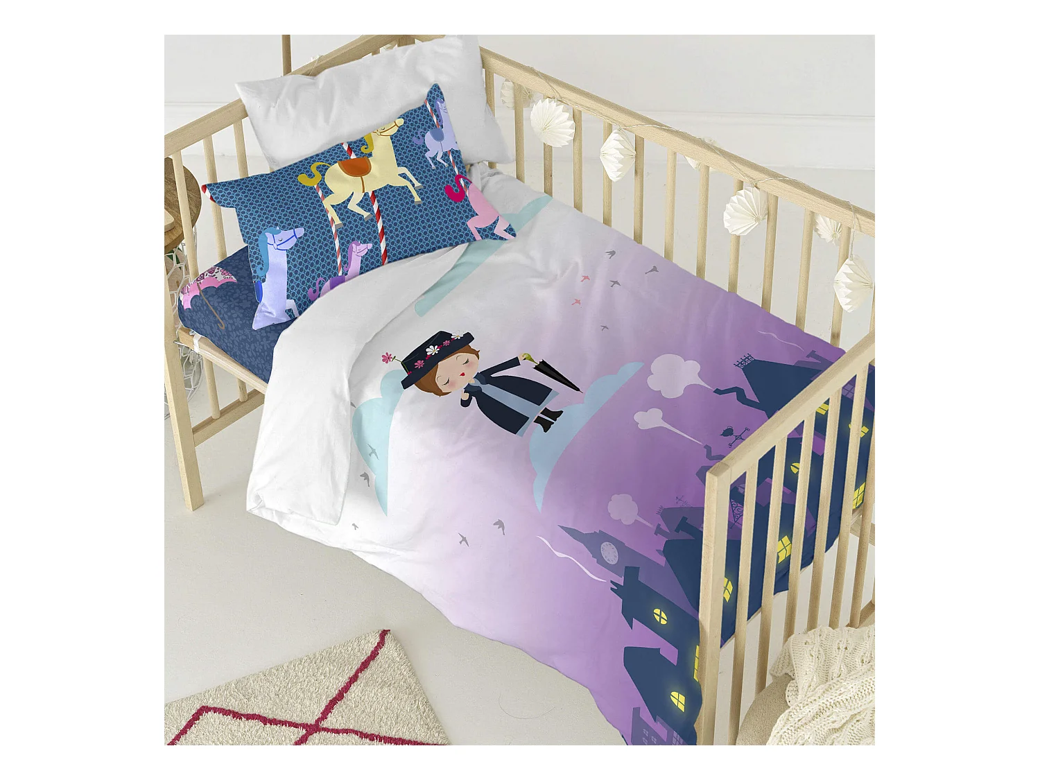 Bettbezug-set Kinderbett 100x120 cm Nanny