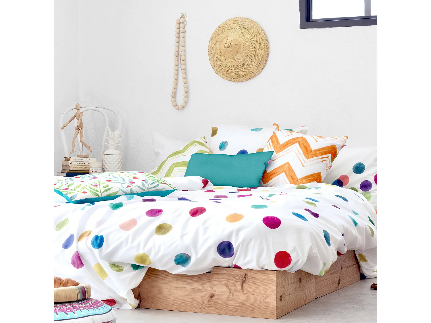 Housse de couette 140x200 cm Confetti