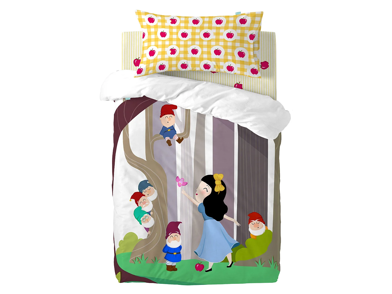 Parure housse de couette Lit Bébé 115x145 cm Mirror mirror