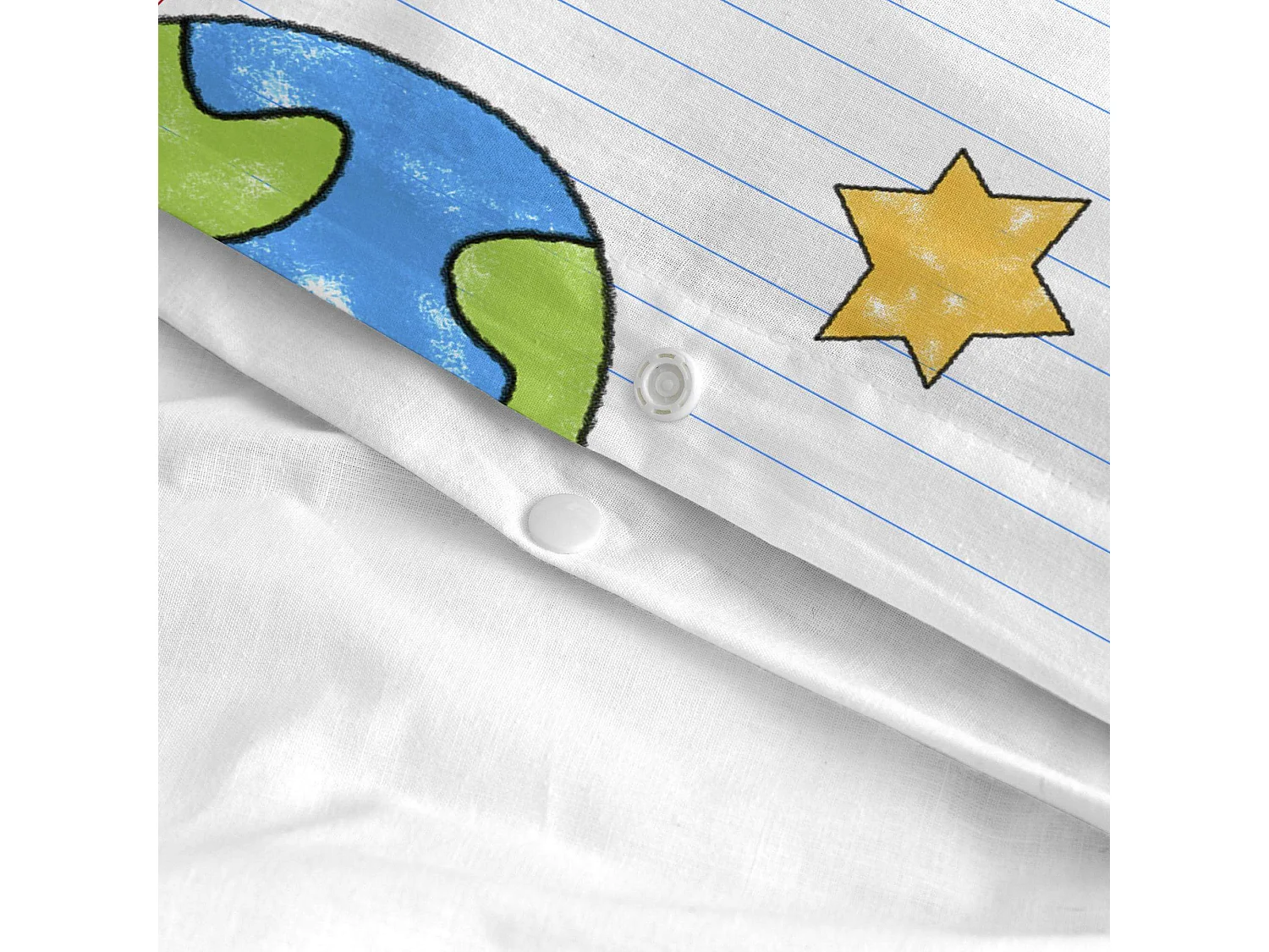 Bettbezug-set 135/140x200 cm Space rocket