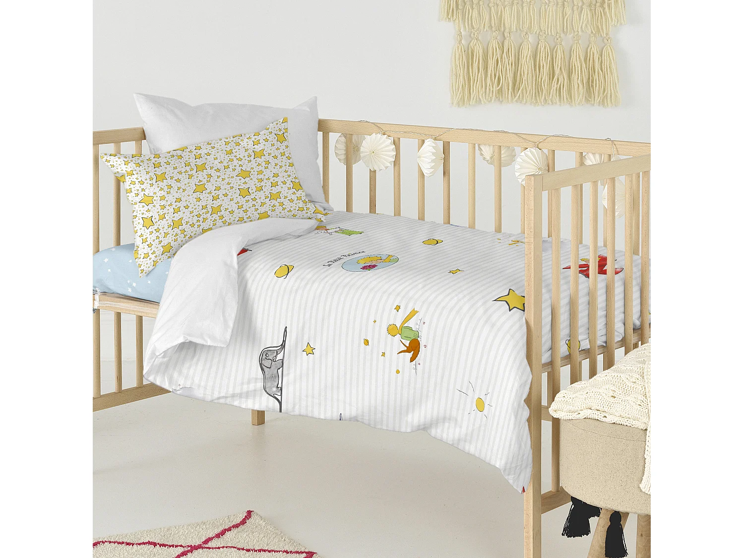 Parure housse de couette Berceau 100x120 cm Son monde