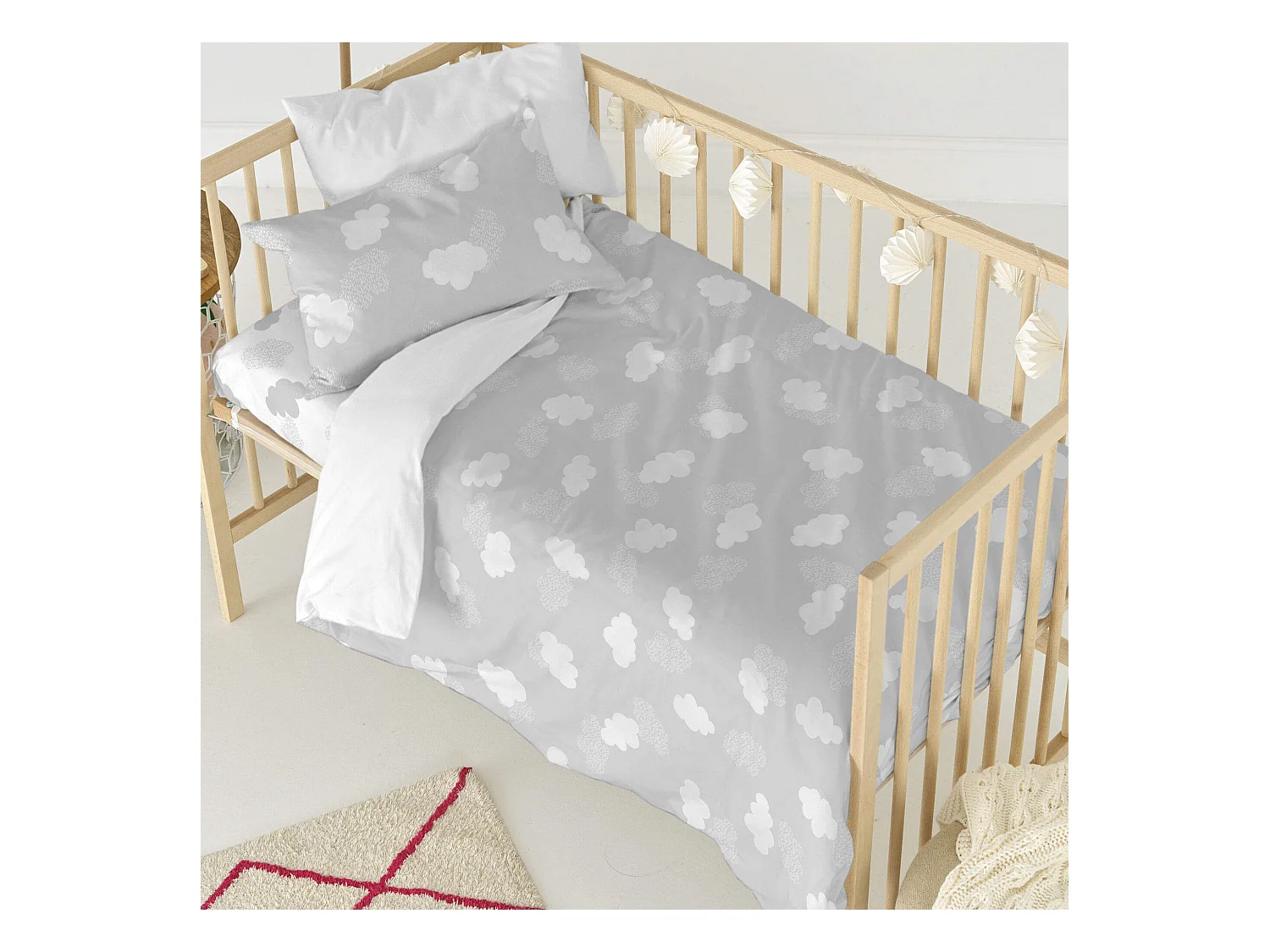 Juego nórdico Maxicuna (115x145 cm) Clouds