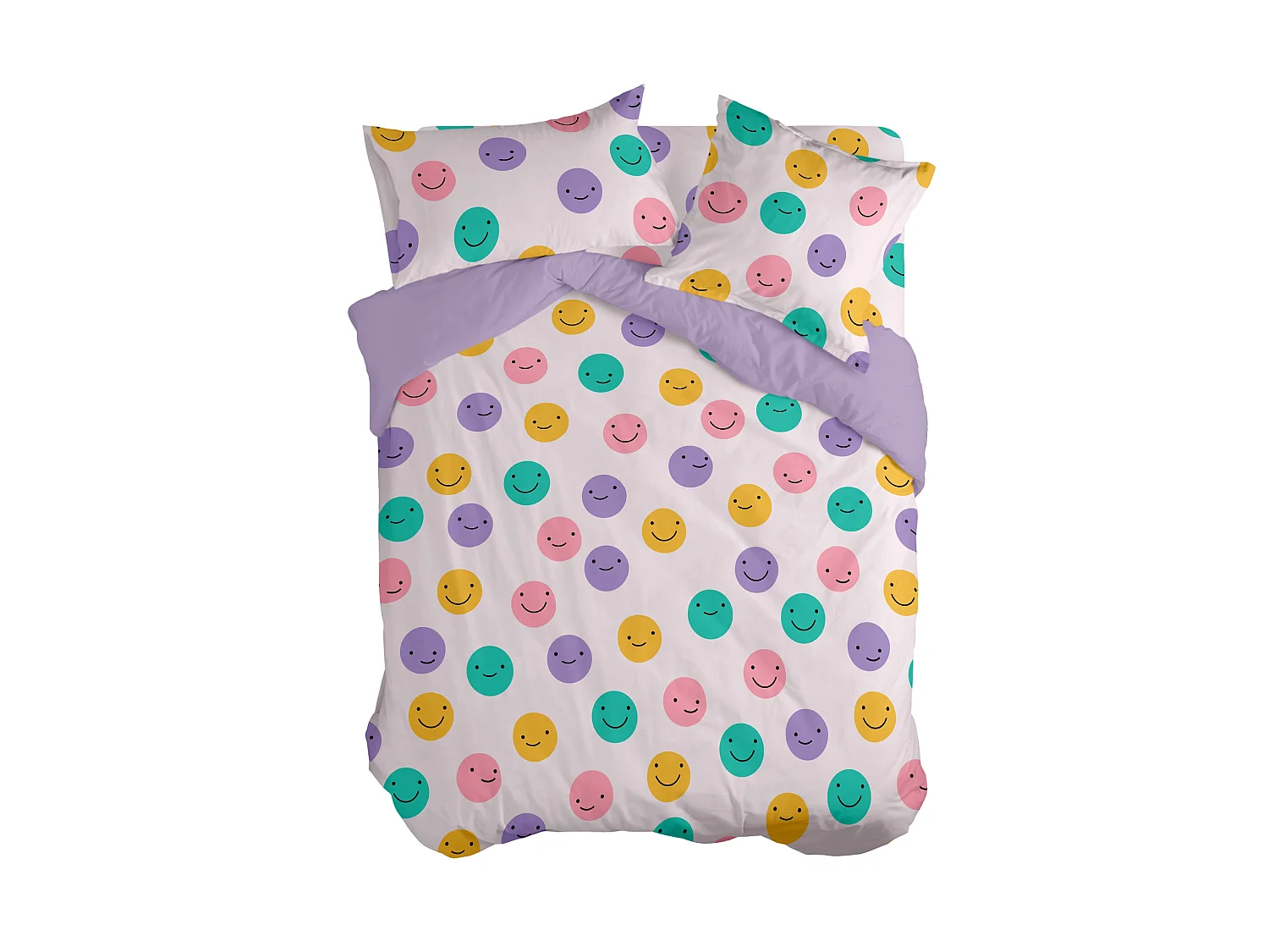 Housse de couette 260x240 cm Funny faces