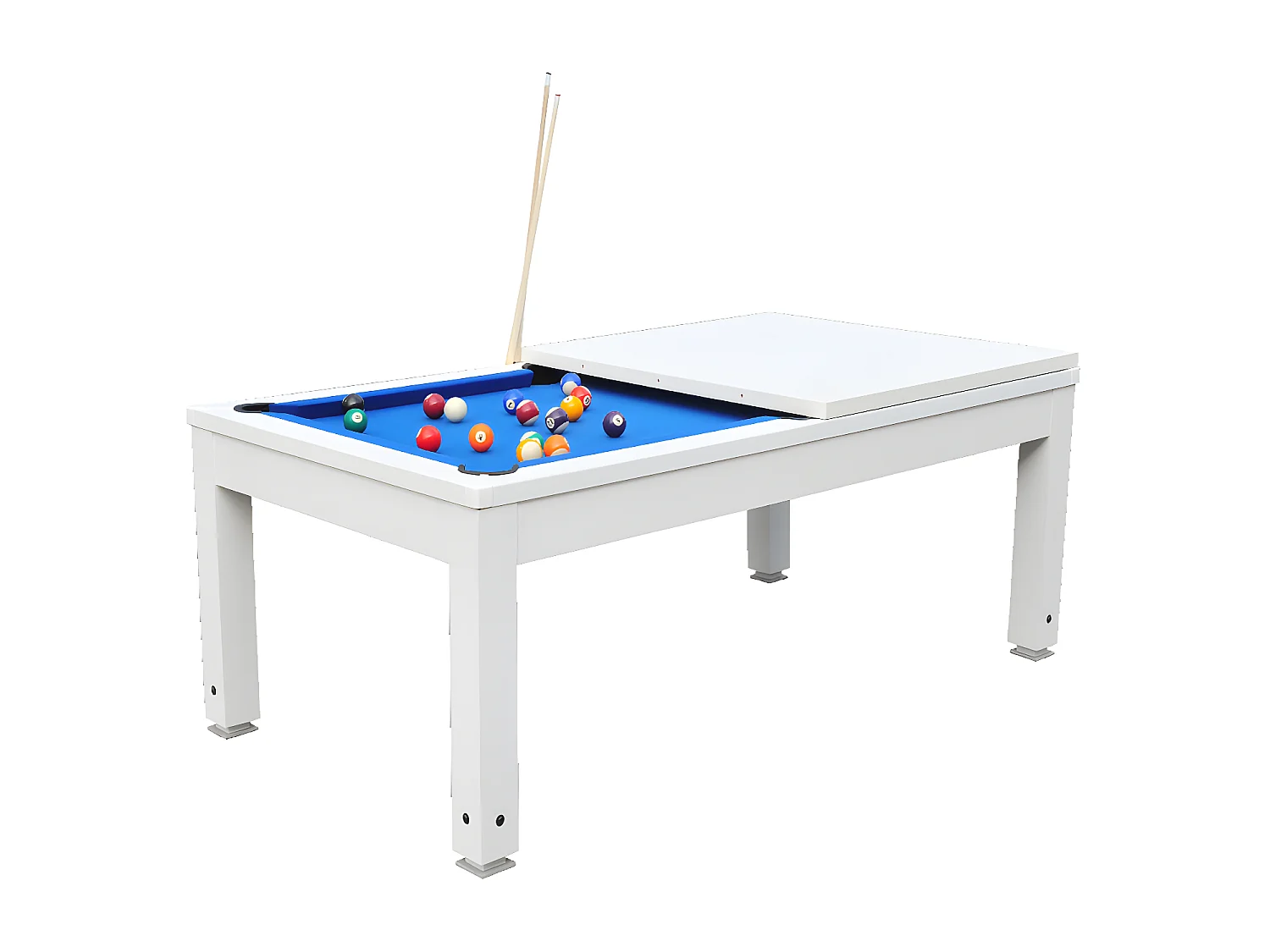 Mesa convertível - Mesa de bilhar SNOOKER - Altura ajustável - 207*114*79 cm