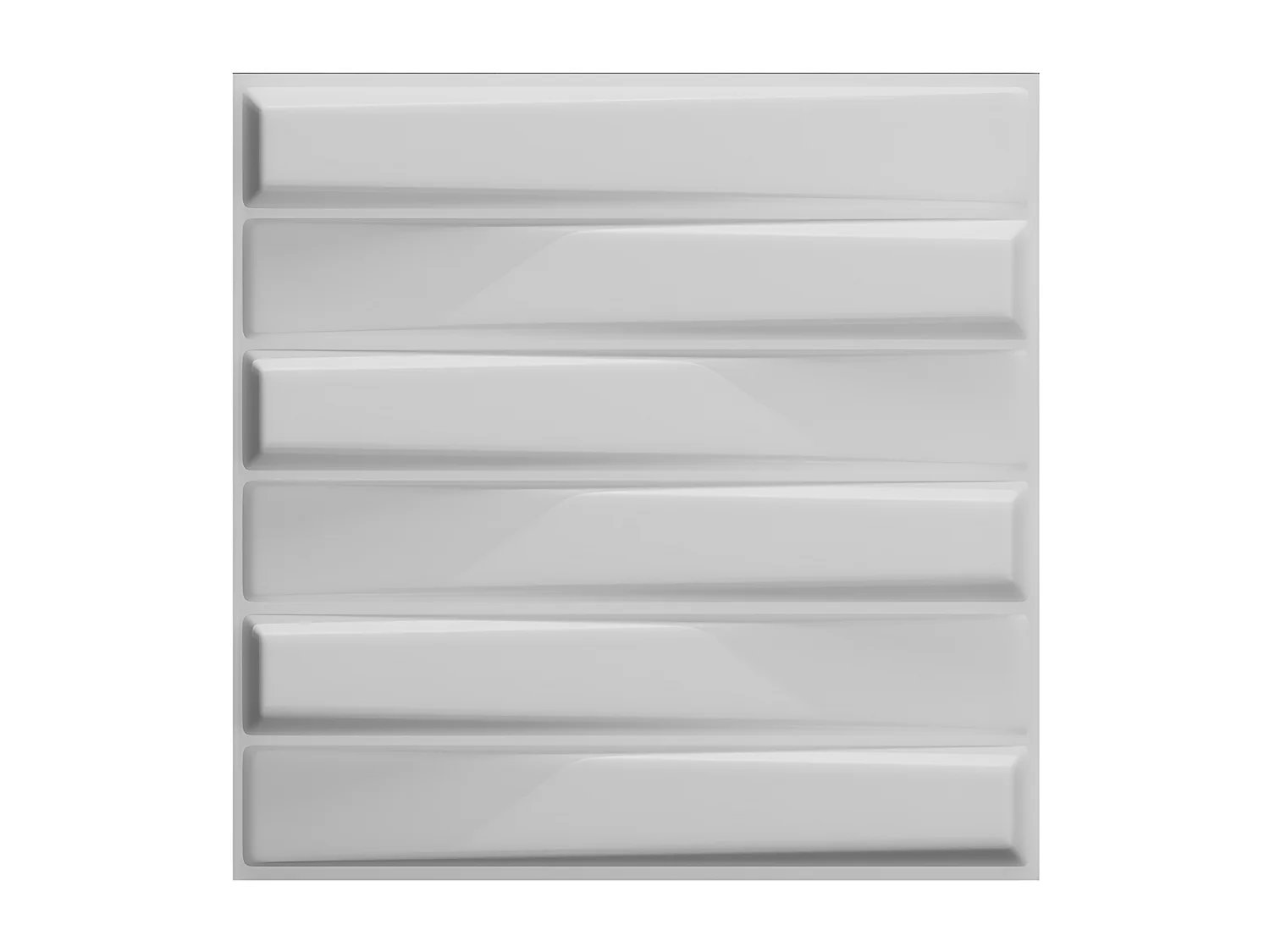 3D Wandpaneel - 1 Pack: 3 m² - Set aus 12 Teilen - STRAIT