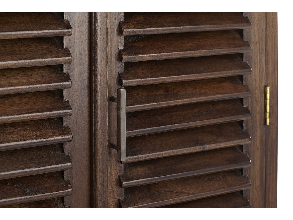 Armario de teca maciza con 4 puertas. Alto 180 cm BALI II