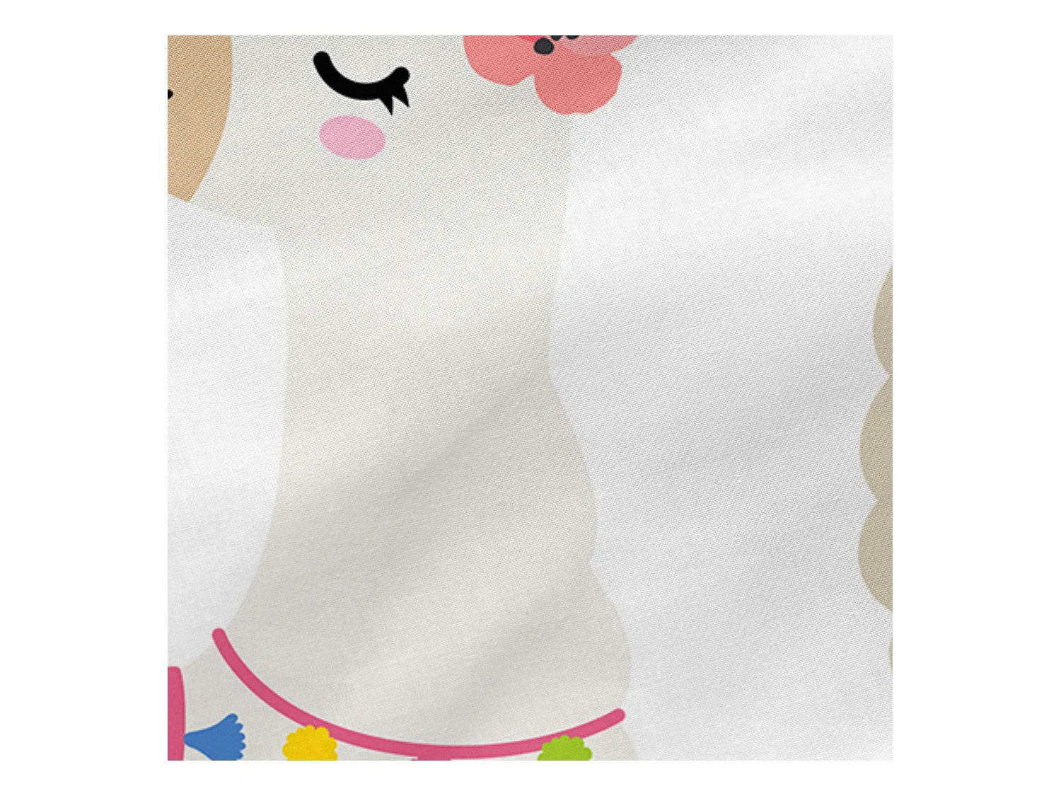 Saco nórdico Cama 90 (90x200 cm) Sin relleno Cute llamas