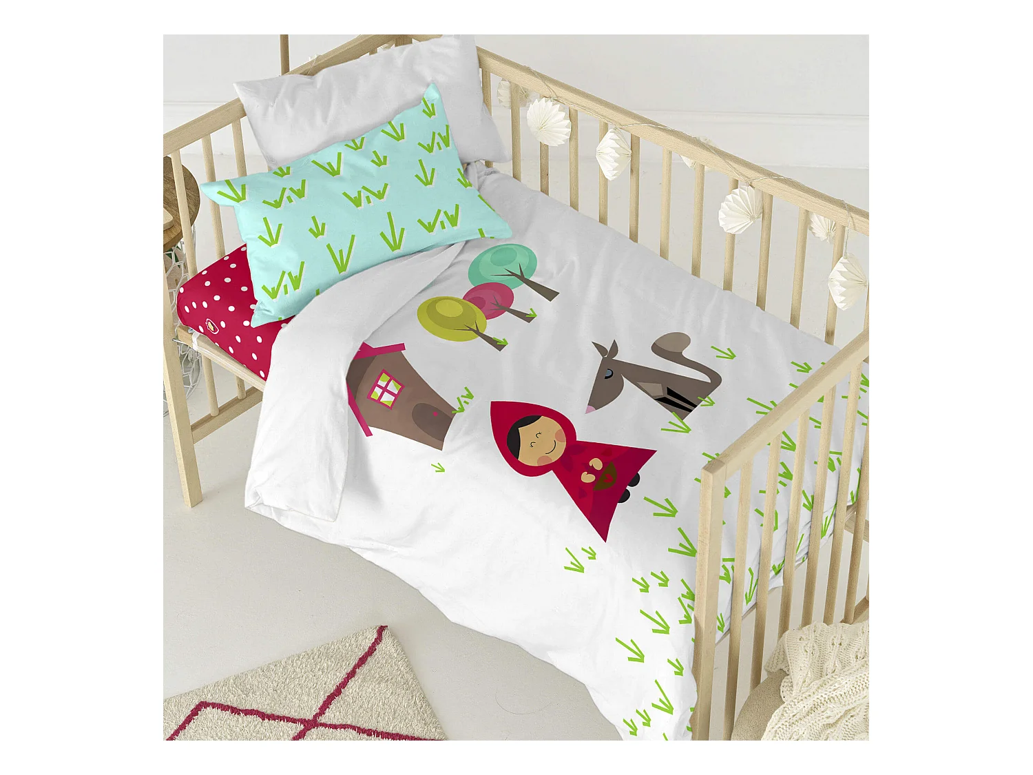 Bettbezug-set Kinderbett 115x145 cm Grandma