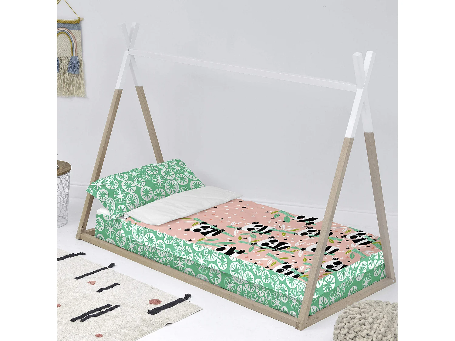 Panda garden Couchage prêt à dormir 105x200 cm (Lit 105) Sans couette