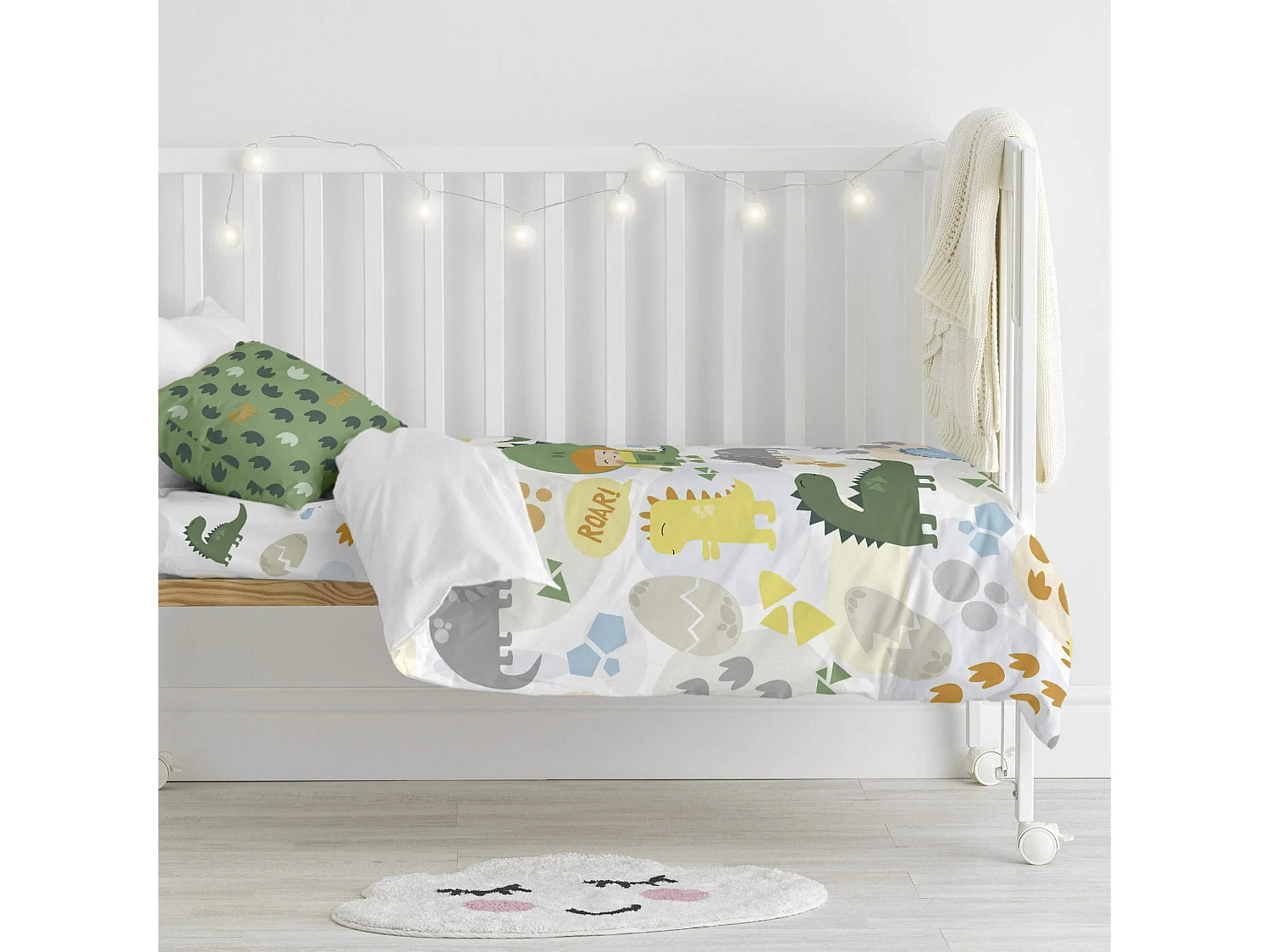 Parure copripiumino Lettino 100x120 cm Happydino