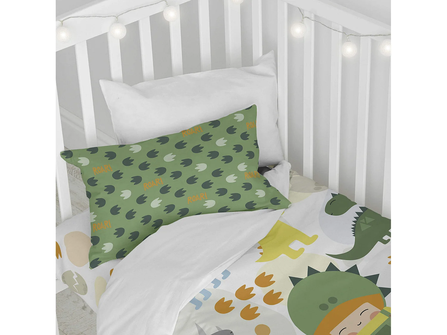 Parure copripiumino Lettino 100x120 cm Happydino