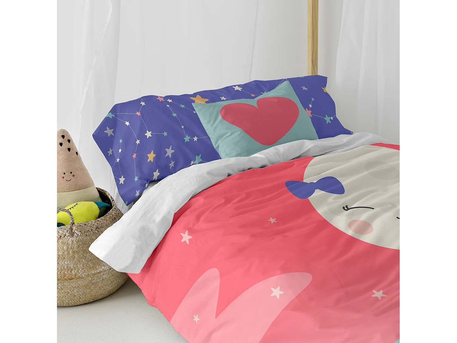 Bettbezug-set 135/140x200 cm Moon dream