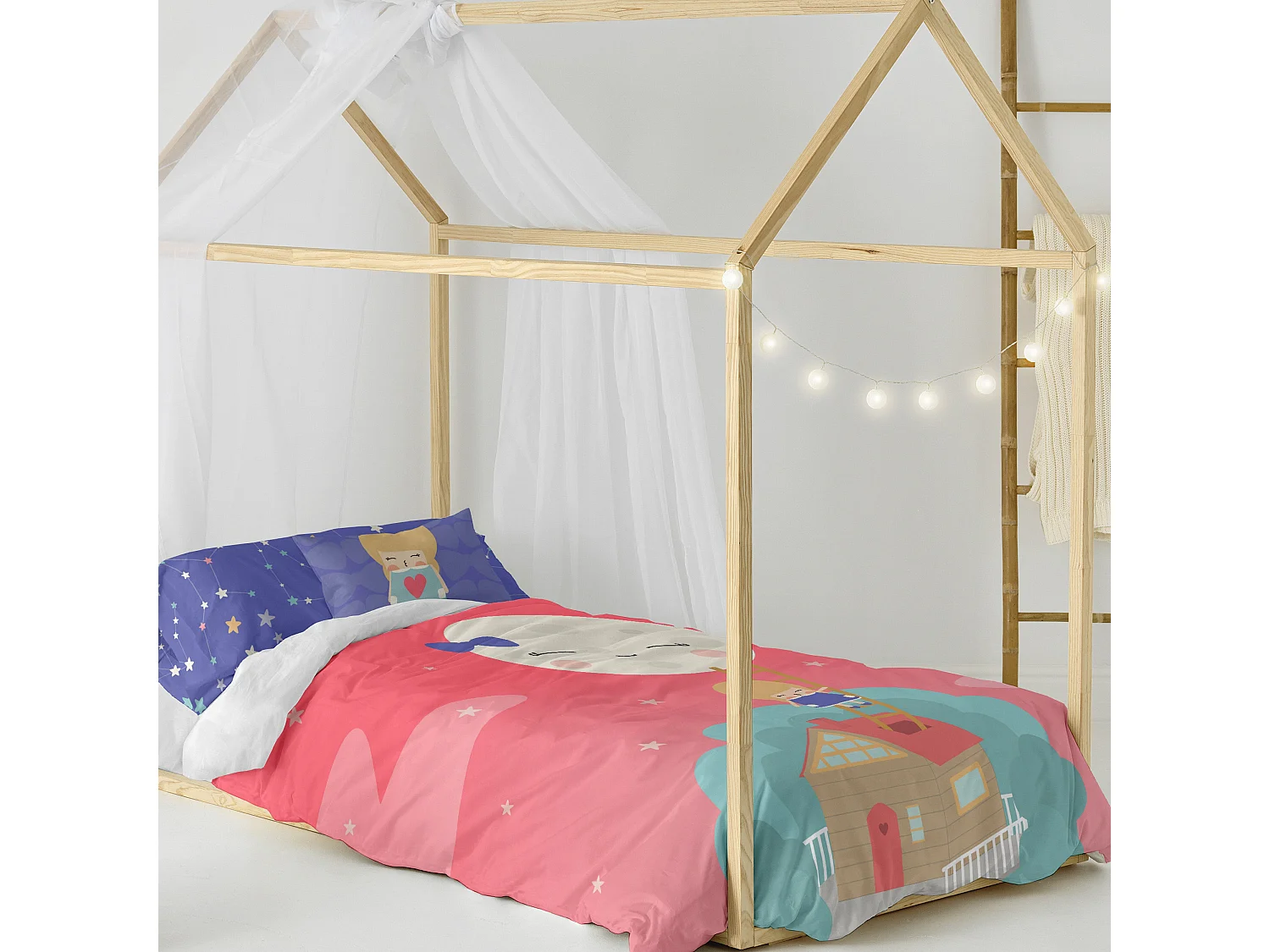 Bettbezug-set 135/140x200 cm Moon dream