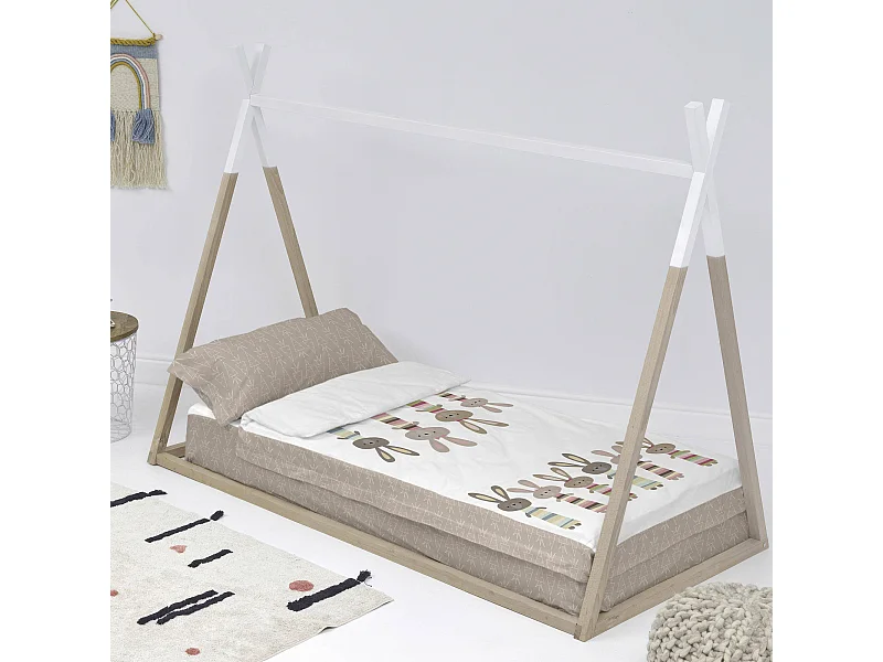 Nordic sack 105x200 cm Mit füllung Rabbit family