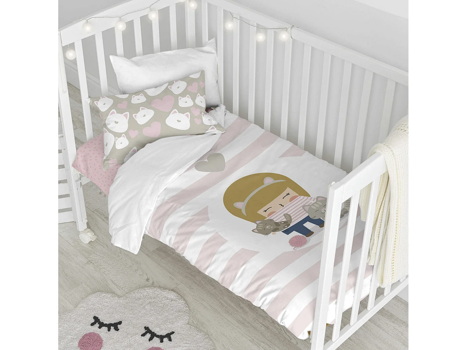 Bettbezug-set Kinderbett 115x145 cm Kitty