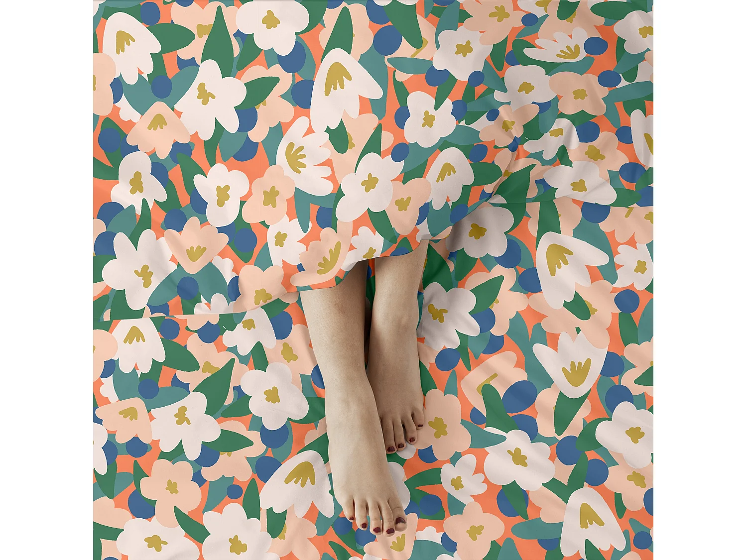 Bettbezug 260x240 cm Flower power