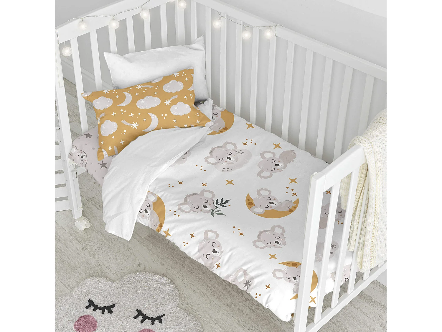 Bettbezug-set Kinderbett 100x120 cm Baby koala