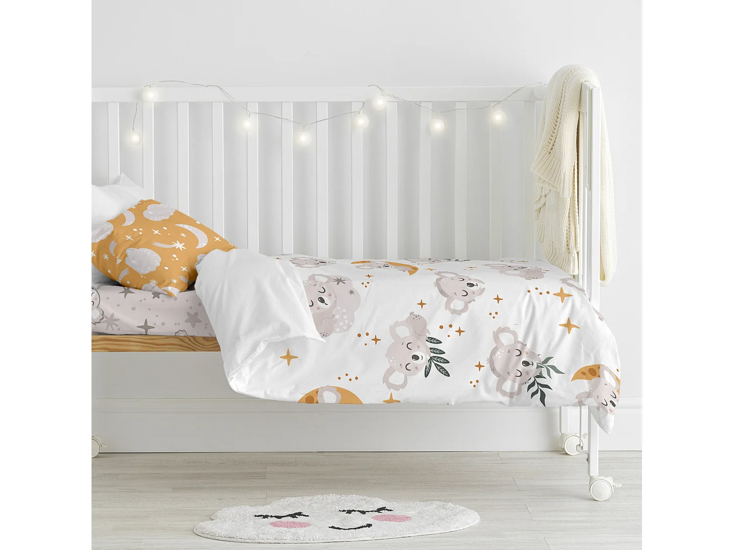 Bettbezug-set Kinderbett 100x120 cm Baby koala