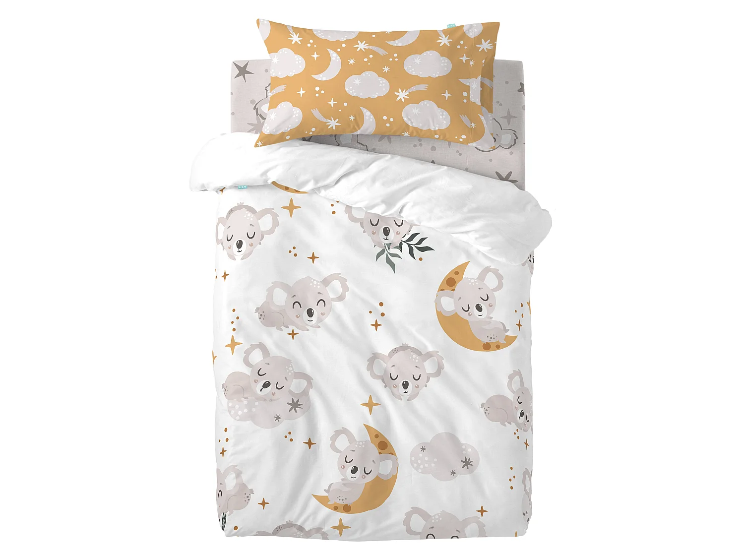 Bettbezug-set Kinderbett 100x120 cm Baby koala