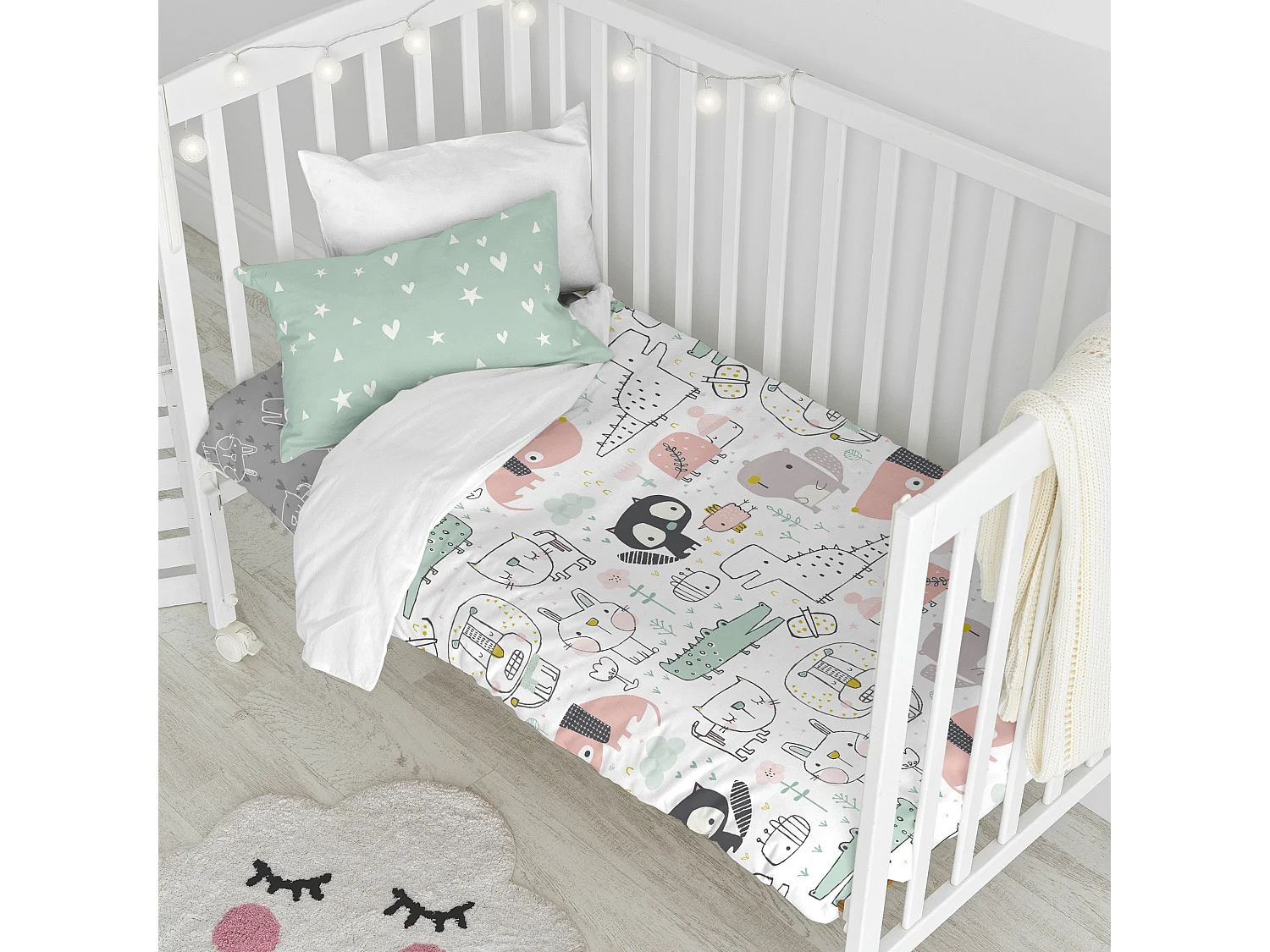 Bettbezug-set Kinderbett 115x145 cm Best buddies