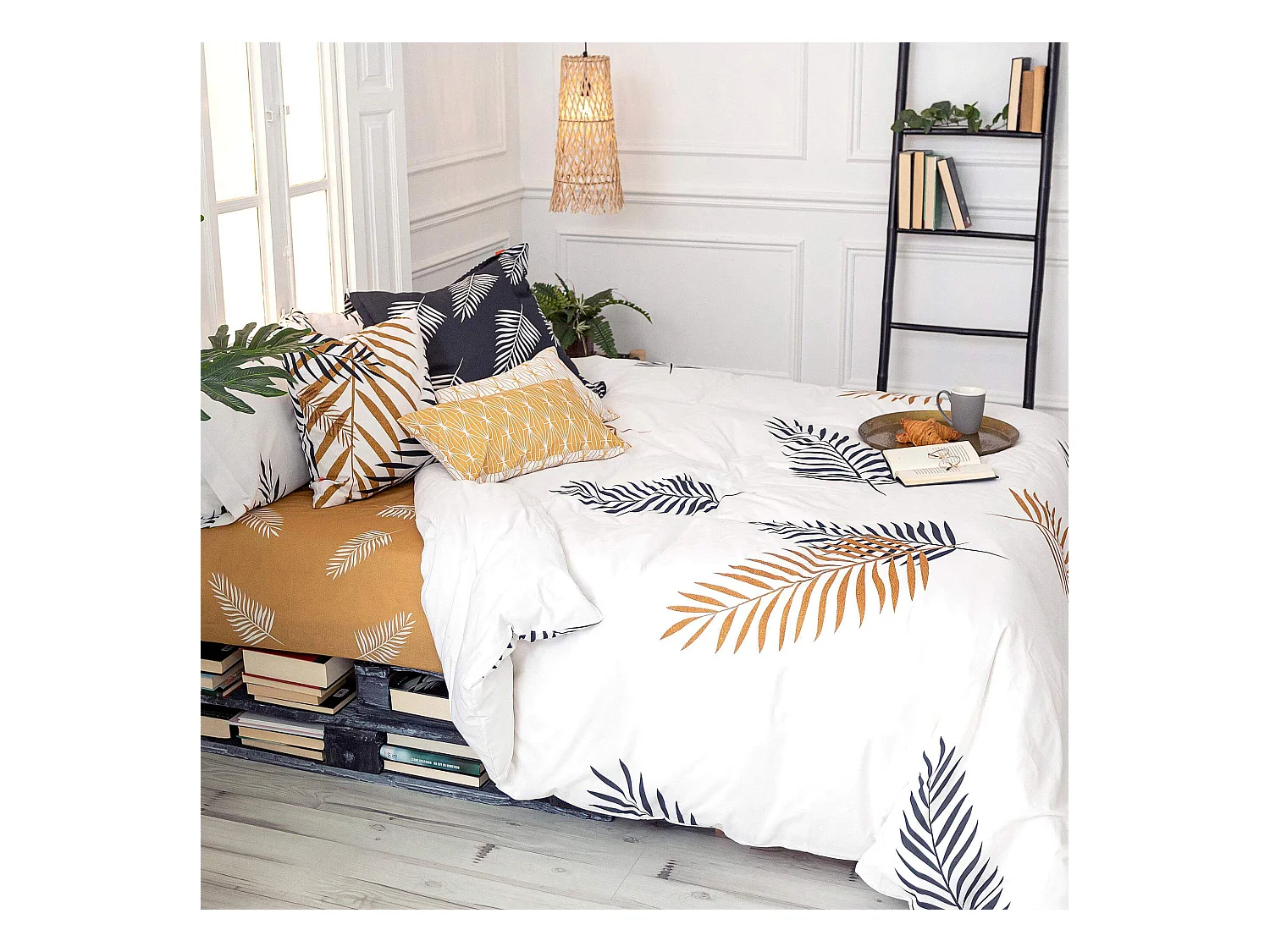 Funda nórdica Cama 105 (180x220 cm) Foliage
