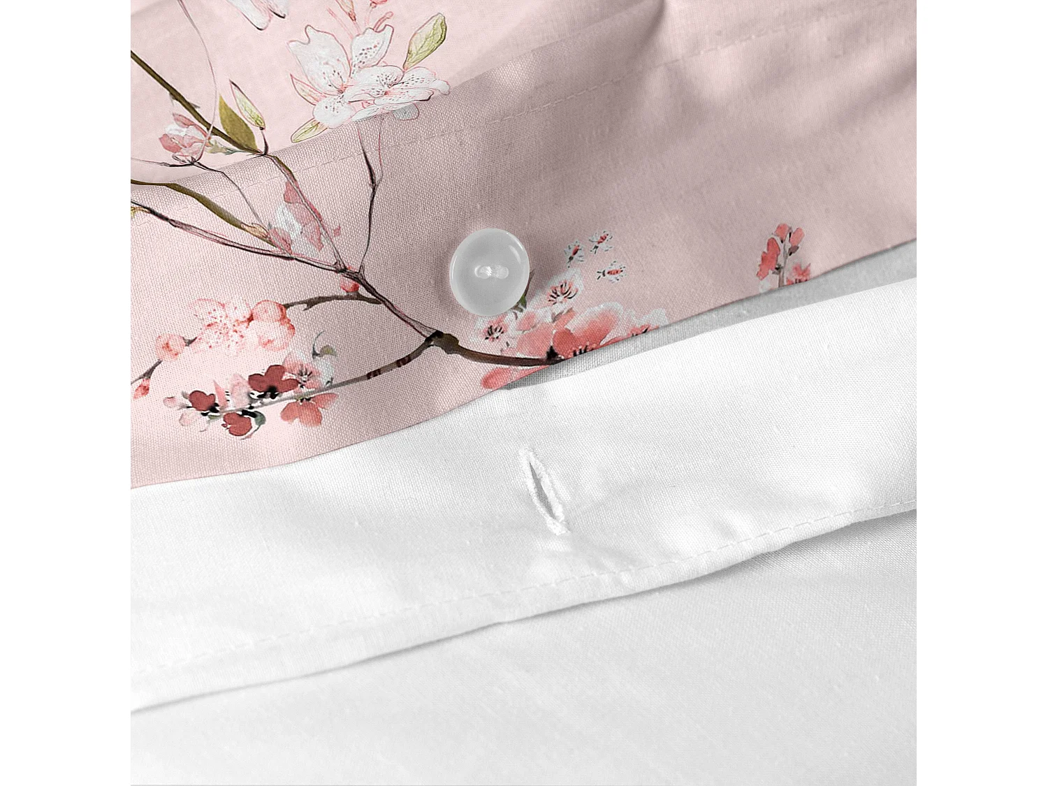 Housse de couette 240x220 cm Chinoiserie rose