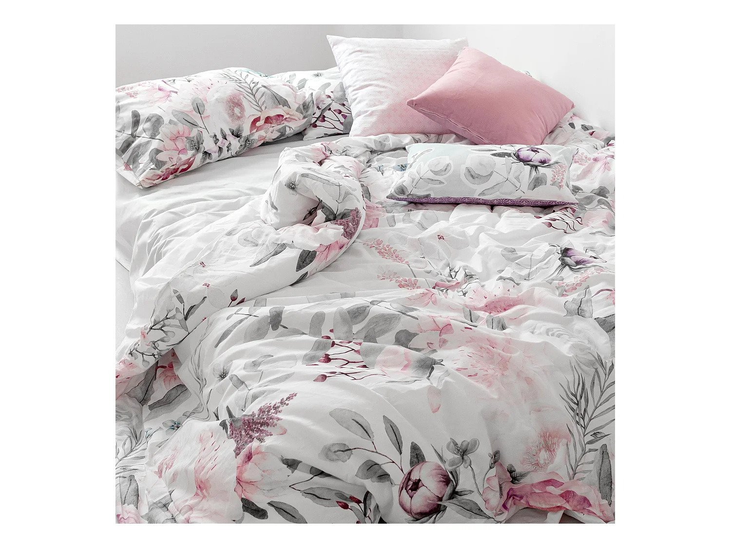 Funda nórdica 200x200 cm Delicate bouquet