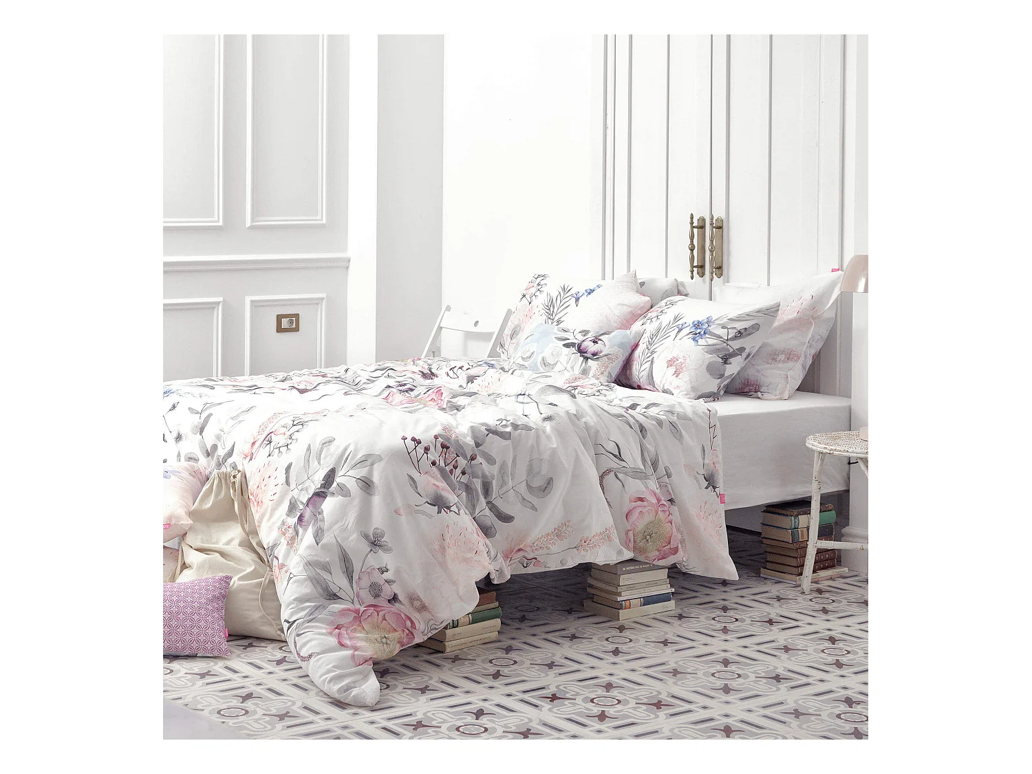 Funda nórdica 200x200 cm Delicate bouquet