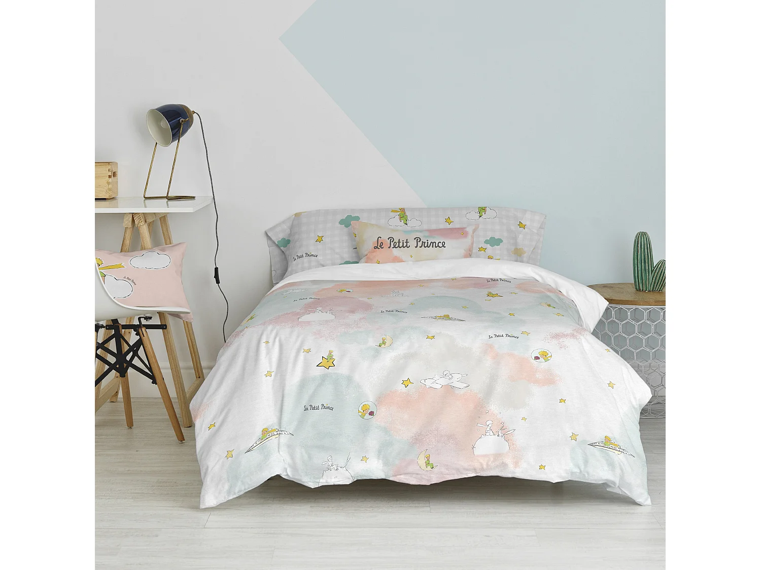 Parure housse de couette 140x200 cm Nuages