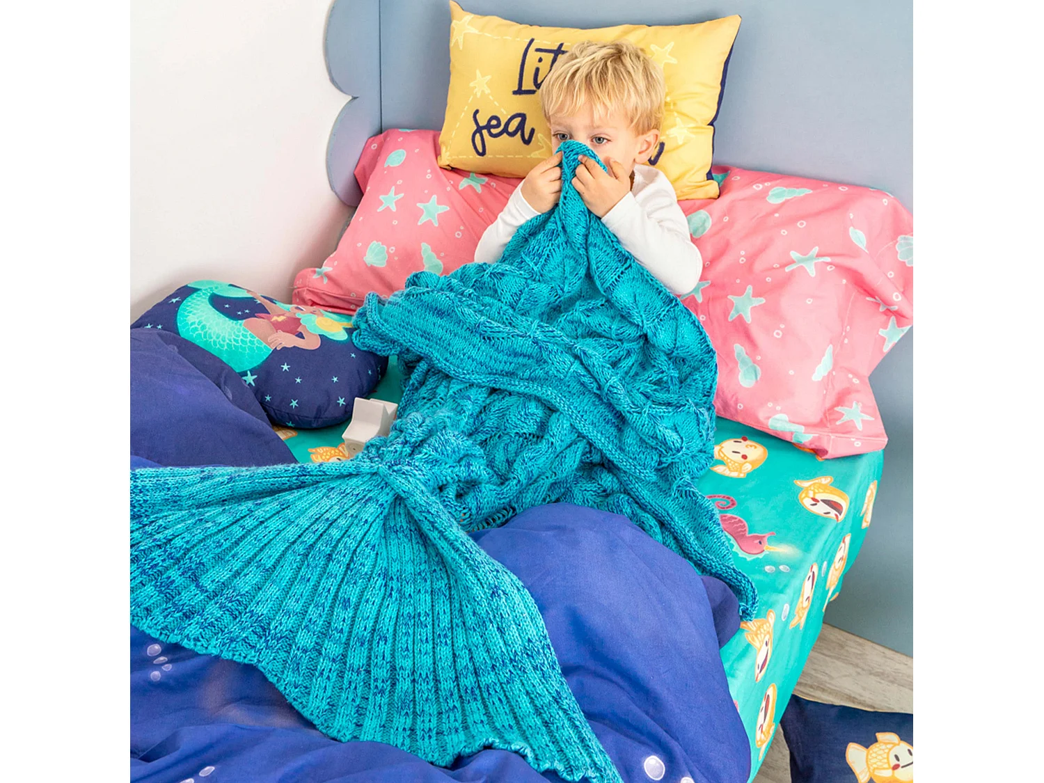 Juego nórdico Cama 105 (180x220 cm) Happy mermaid