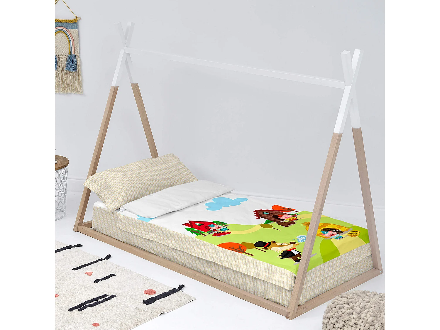 Saco nórdico Cama 105 (105x200 cm) Con relleno Piggys