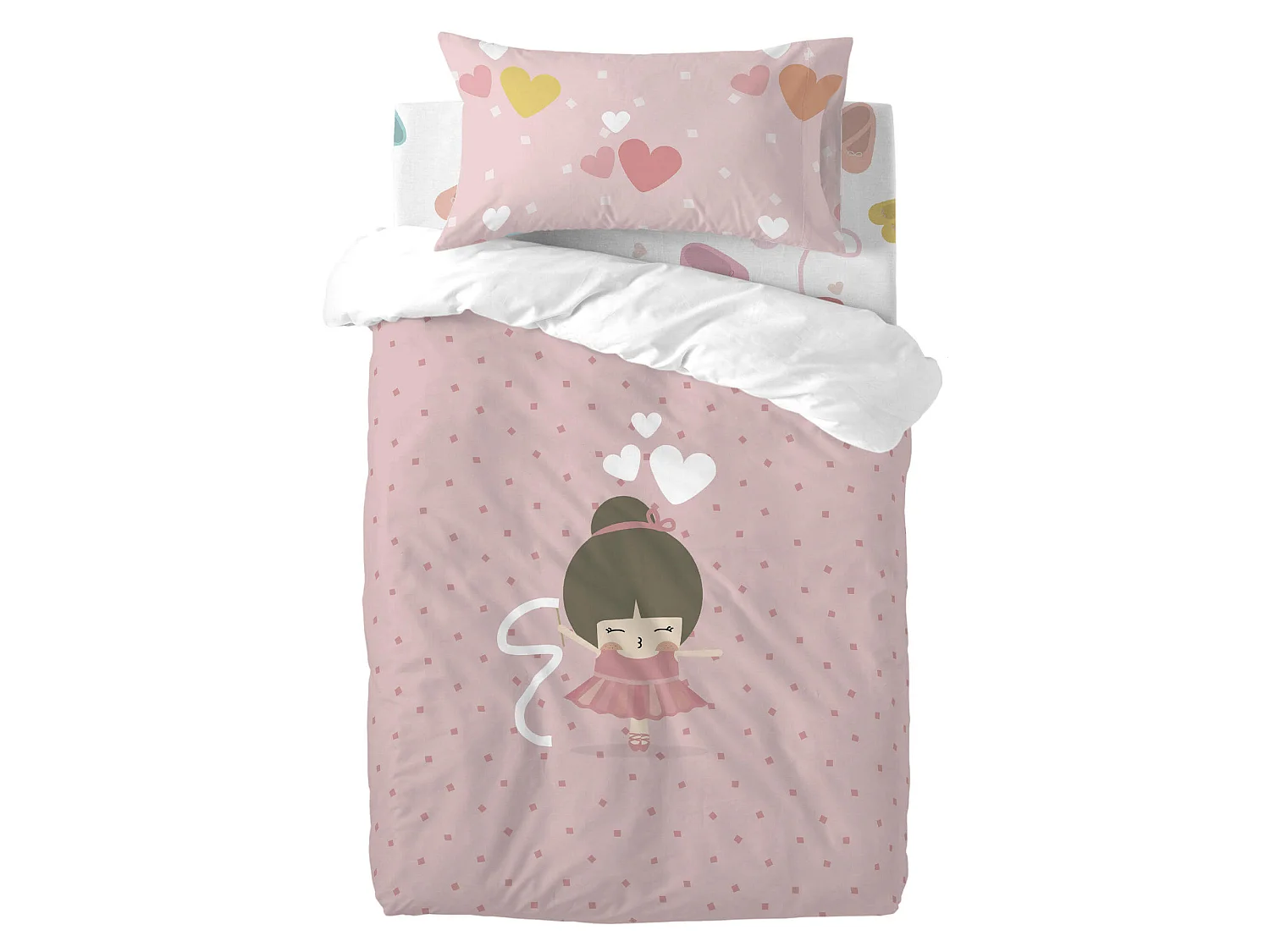 Bettbezug-set Kinderbett 115x145 cm Dancing