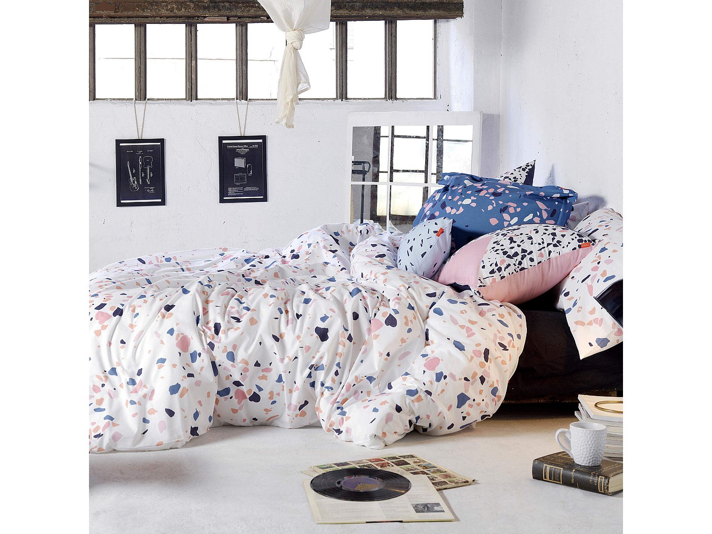 Housse de couette 140x200 cm Terrazzo