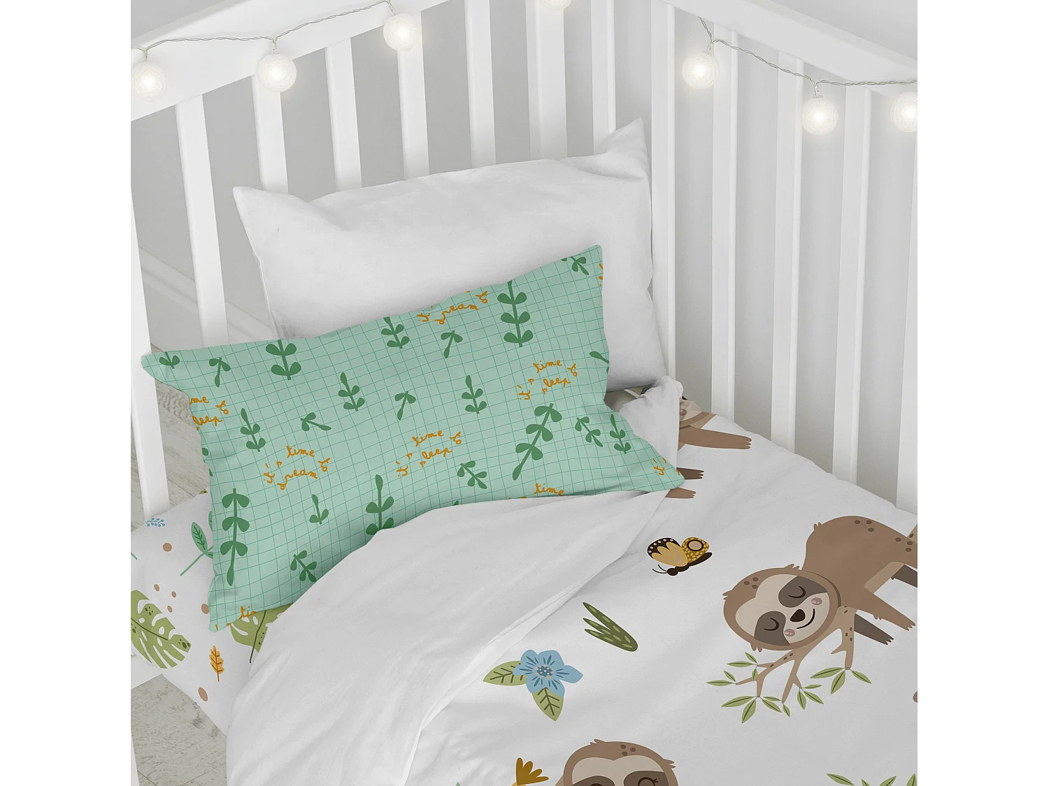 Juego nórdico Maxicuna (115x145 cm) Happy sloth