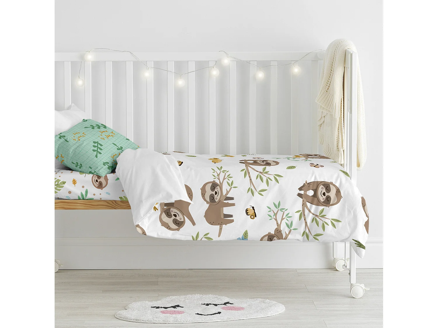 Juego nórdico Maxicuna (115x145 cm) Happy sloth