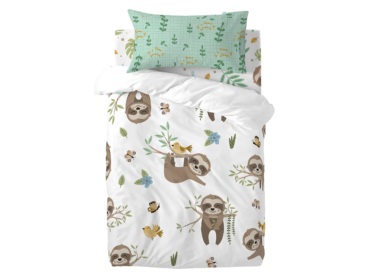 Juego nórdico Maxicuna (115x145 cm) Happy sloth