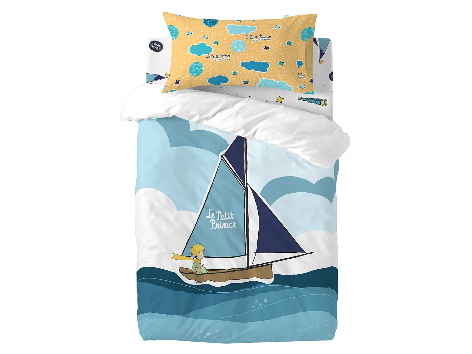 Bettbezug-set Kinderbett 100x120 cm Navigateur