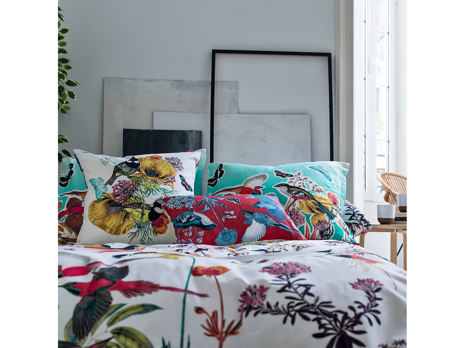 Funda nórdica Cama 150/160 (240x220 cm) Birds of paradise