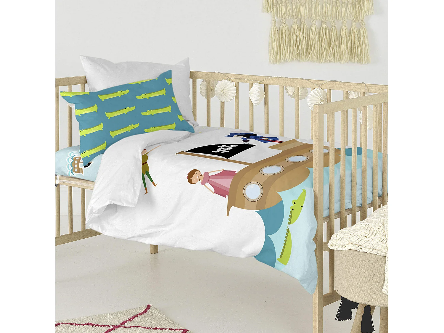 Bettbezug-set Kinderbett 115x145 cm Flying boy