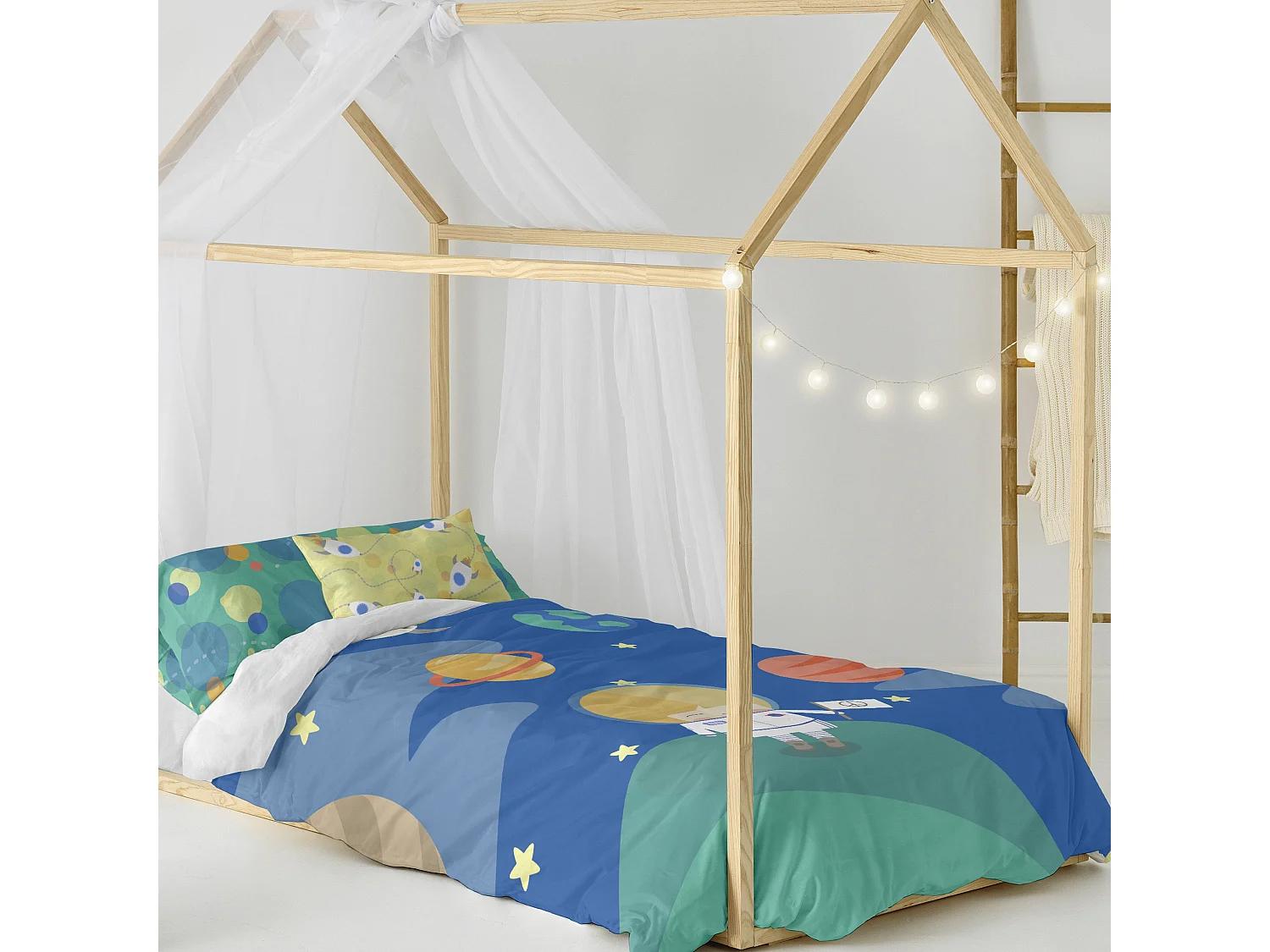 Parure housse de couette 180x220 cm Astronaut