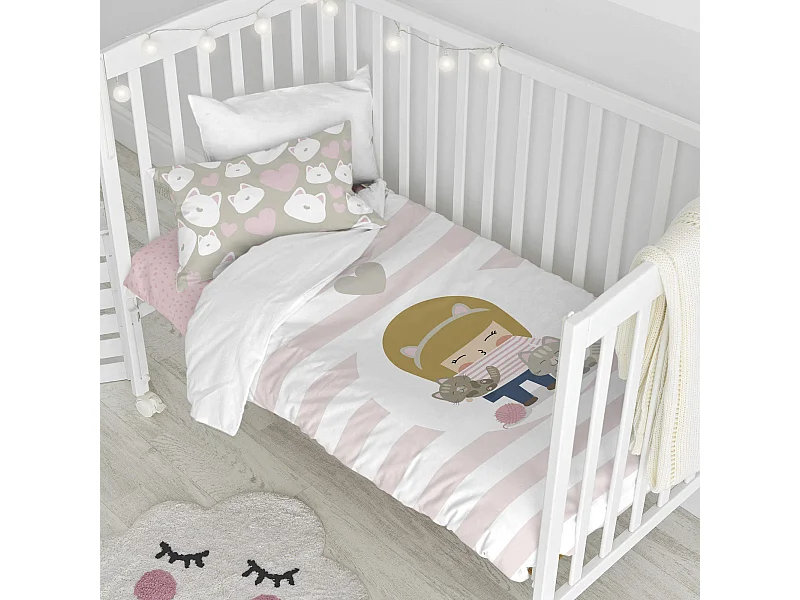 Parure copripiumino Lettino 100x120 cm Kitty