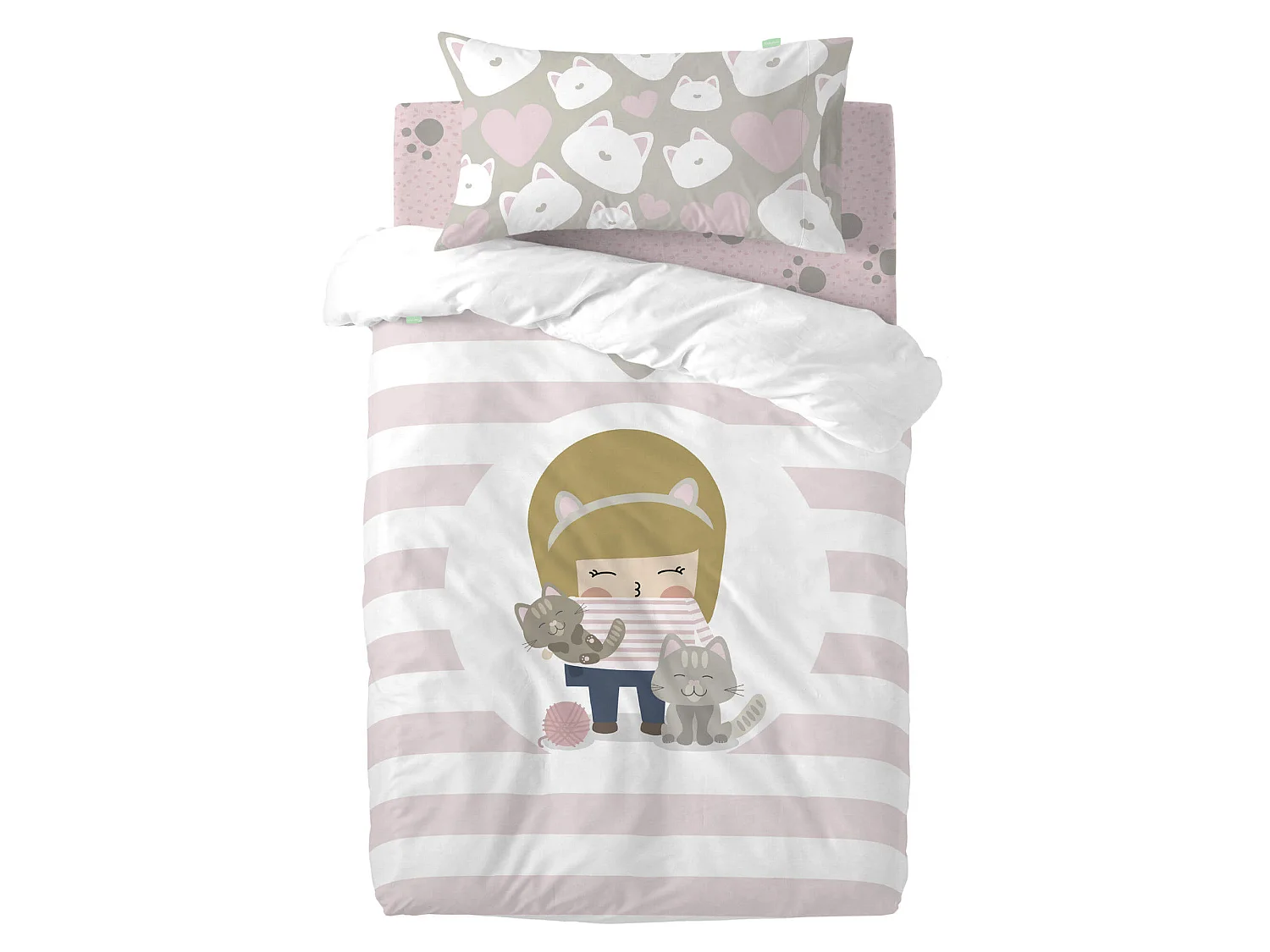 Parure copripiumino Lettino 100x120 cm Kitty
