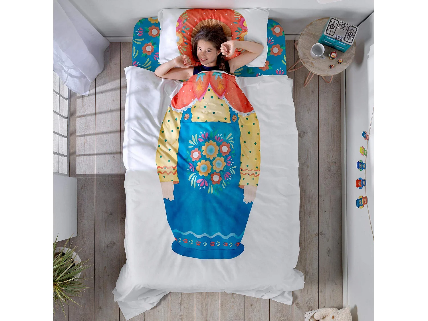 Bettbezug-set 135/140x200 cm Matryoshka