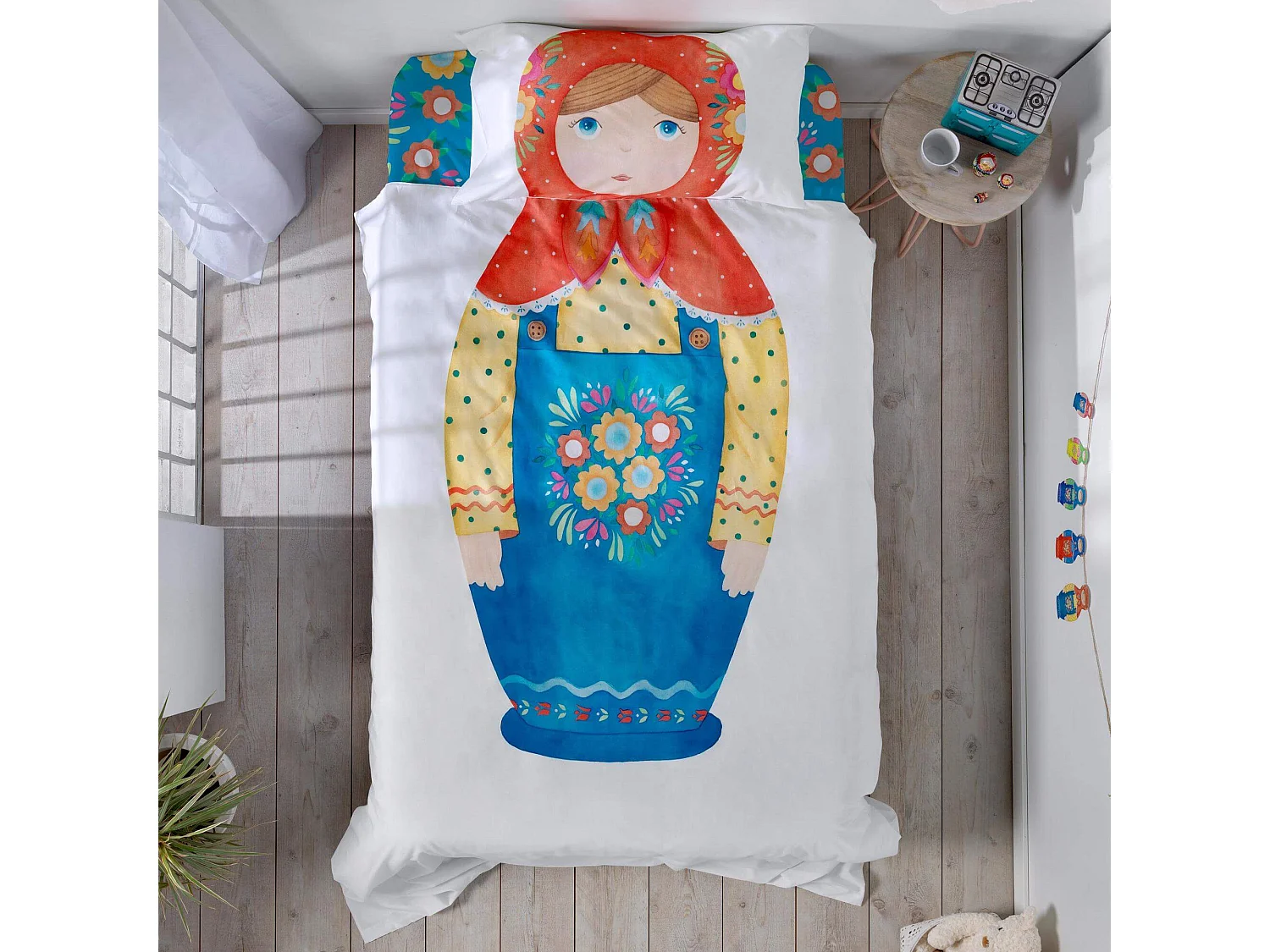 Bettbezug-set 135/140x200 cm Matryoshka