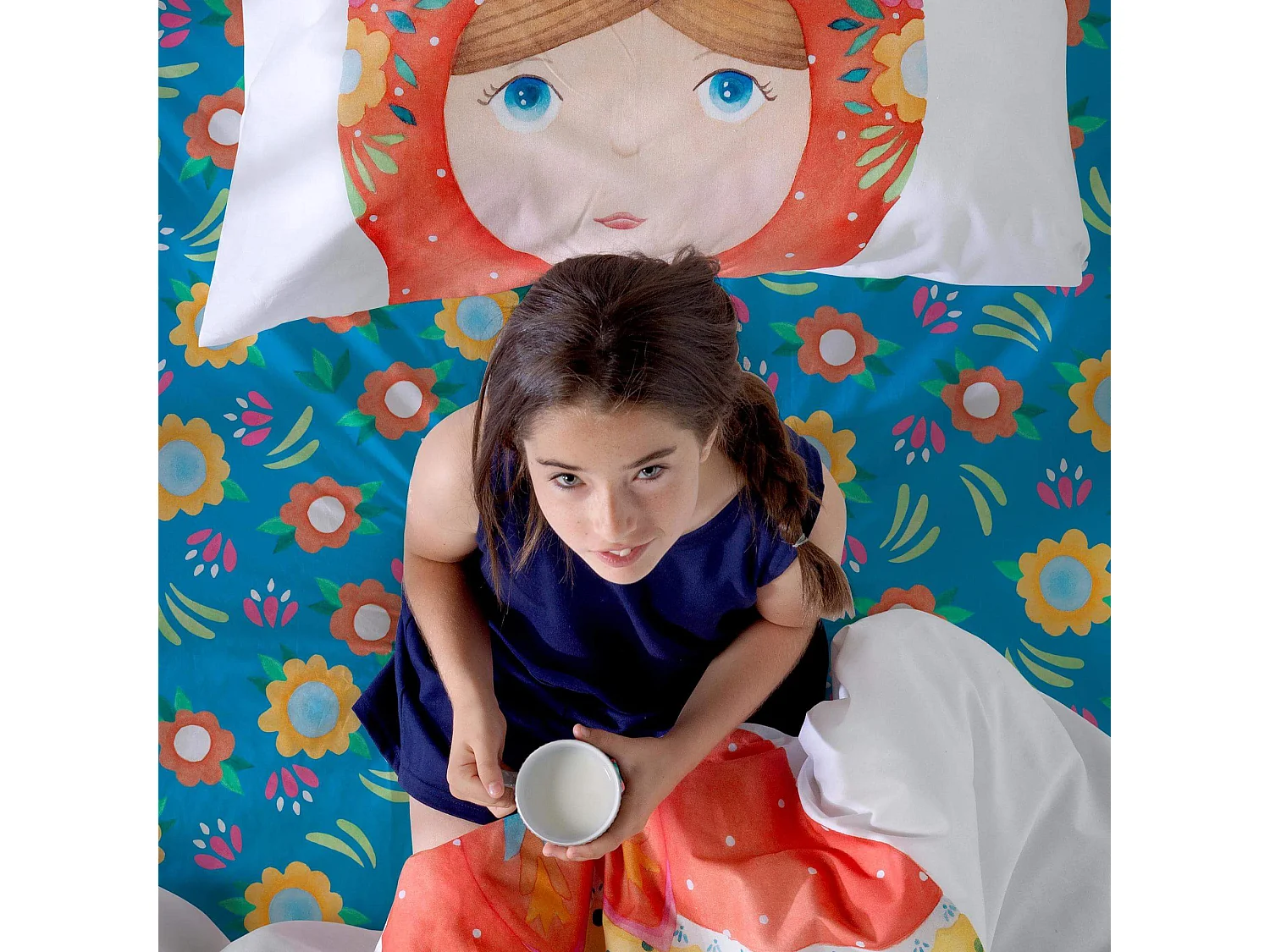 Bettbezug-set 135/140x200 cm Matryoshka