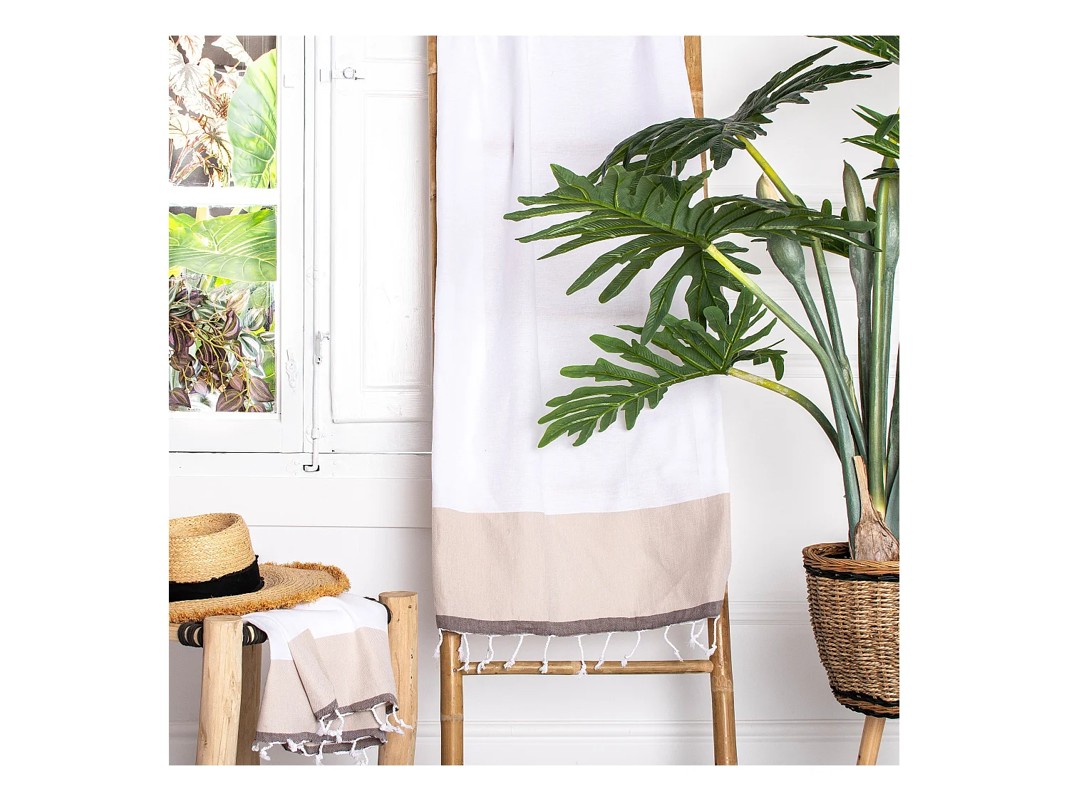 Hammam tuch 100x180 + 60x100 cm Sunrise